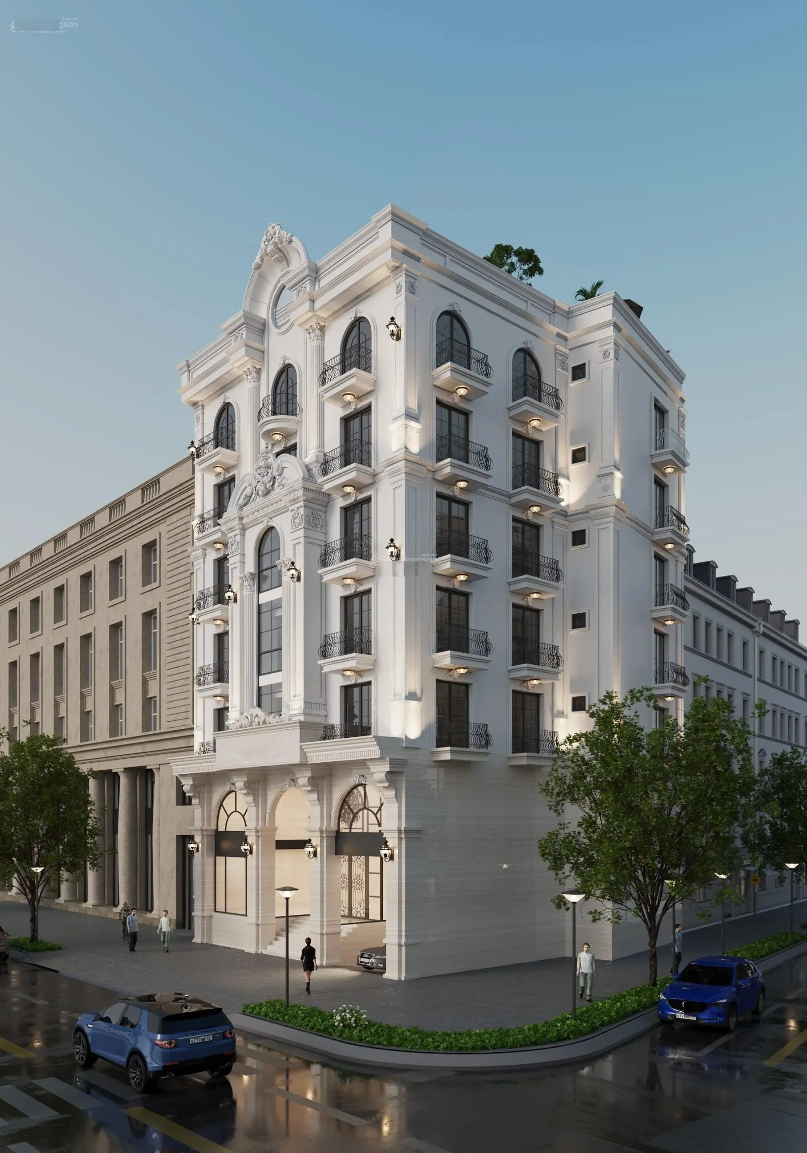 Bán tòa nhà apartment cao cấp tại Giang Văn Minh - Sơn Tây mặt đường đang mở thông