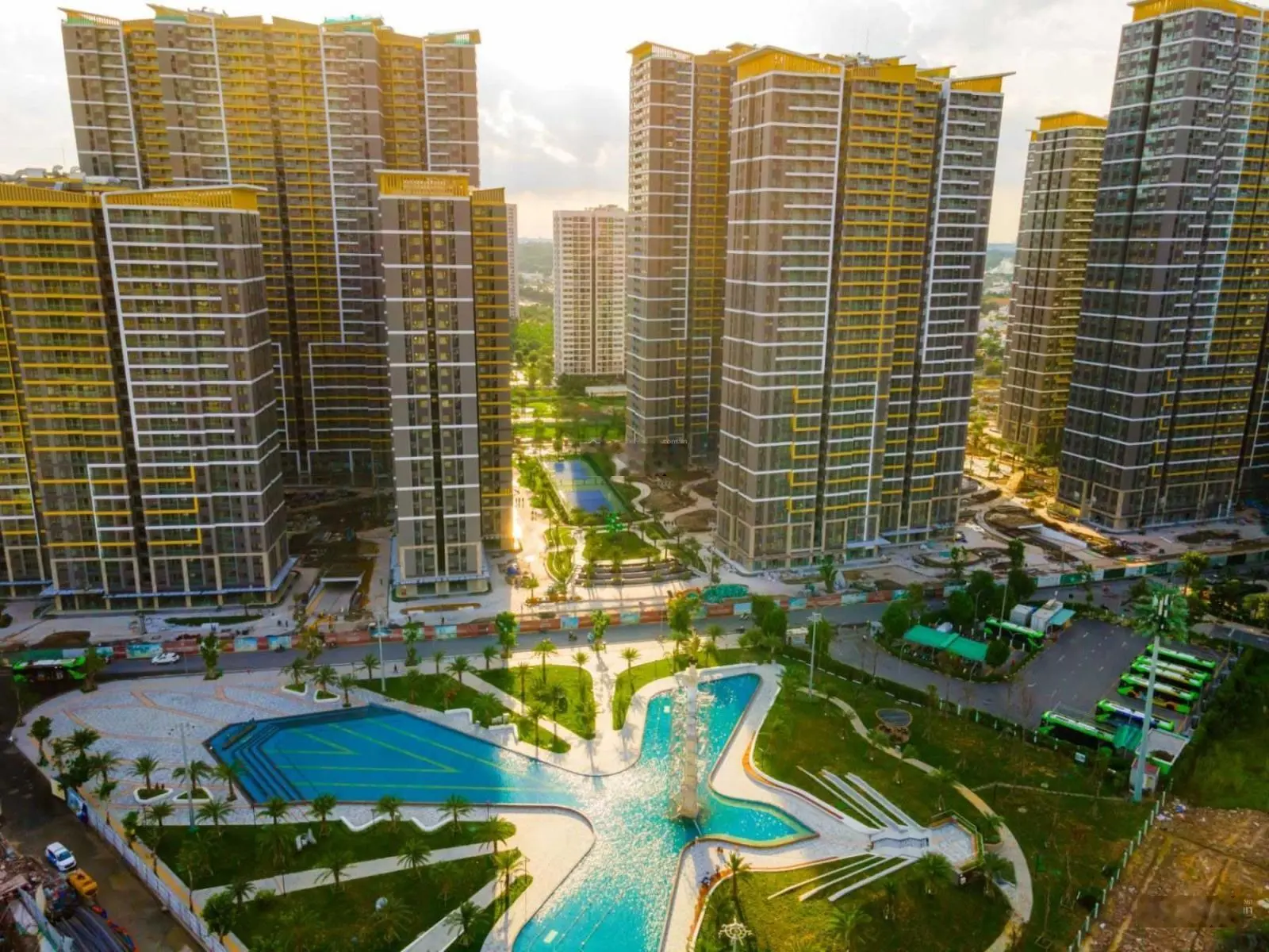 Bán căn góc 2PN+1 DT 63,3m2 view hồ bơi đẹp chỉ 2,750 tỷ đã có sổ hồng tặng full NT hỗ trợ vay 60%