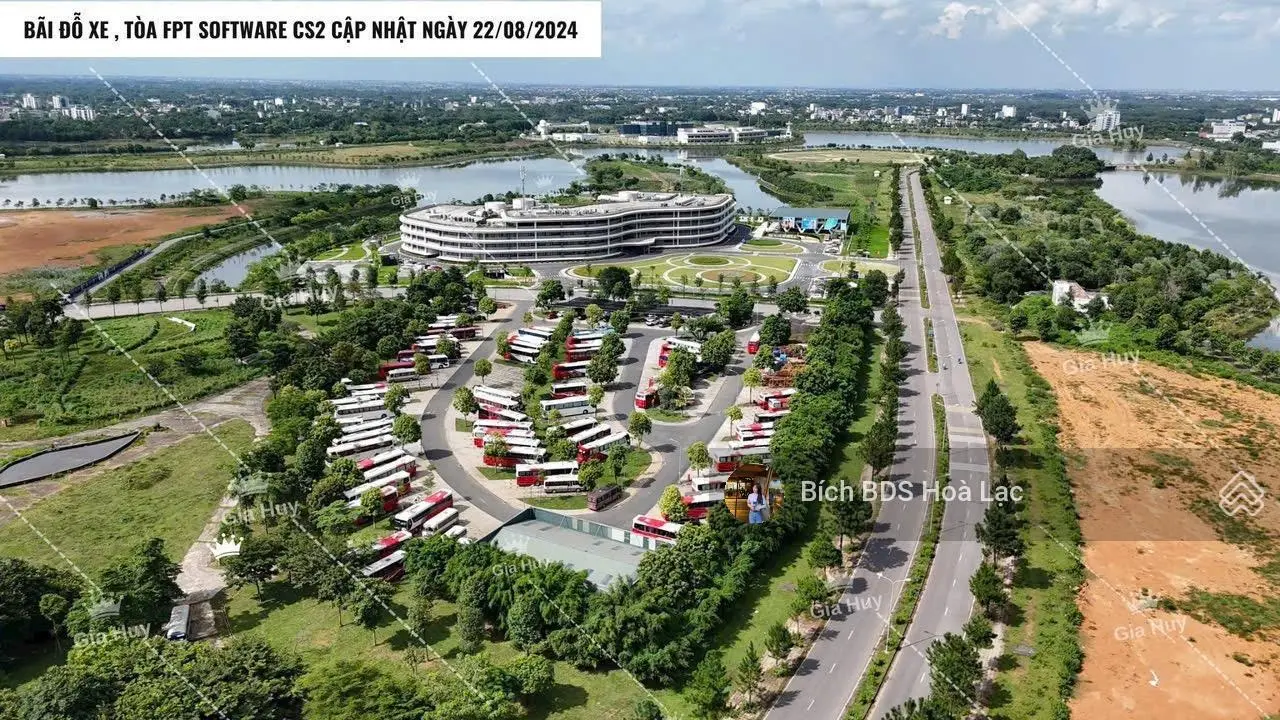 Đất mặt hồ đô thị vệ tinh Hoà Lạc, DT 3500m2, gần DH09