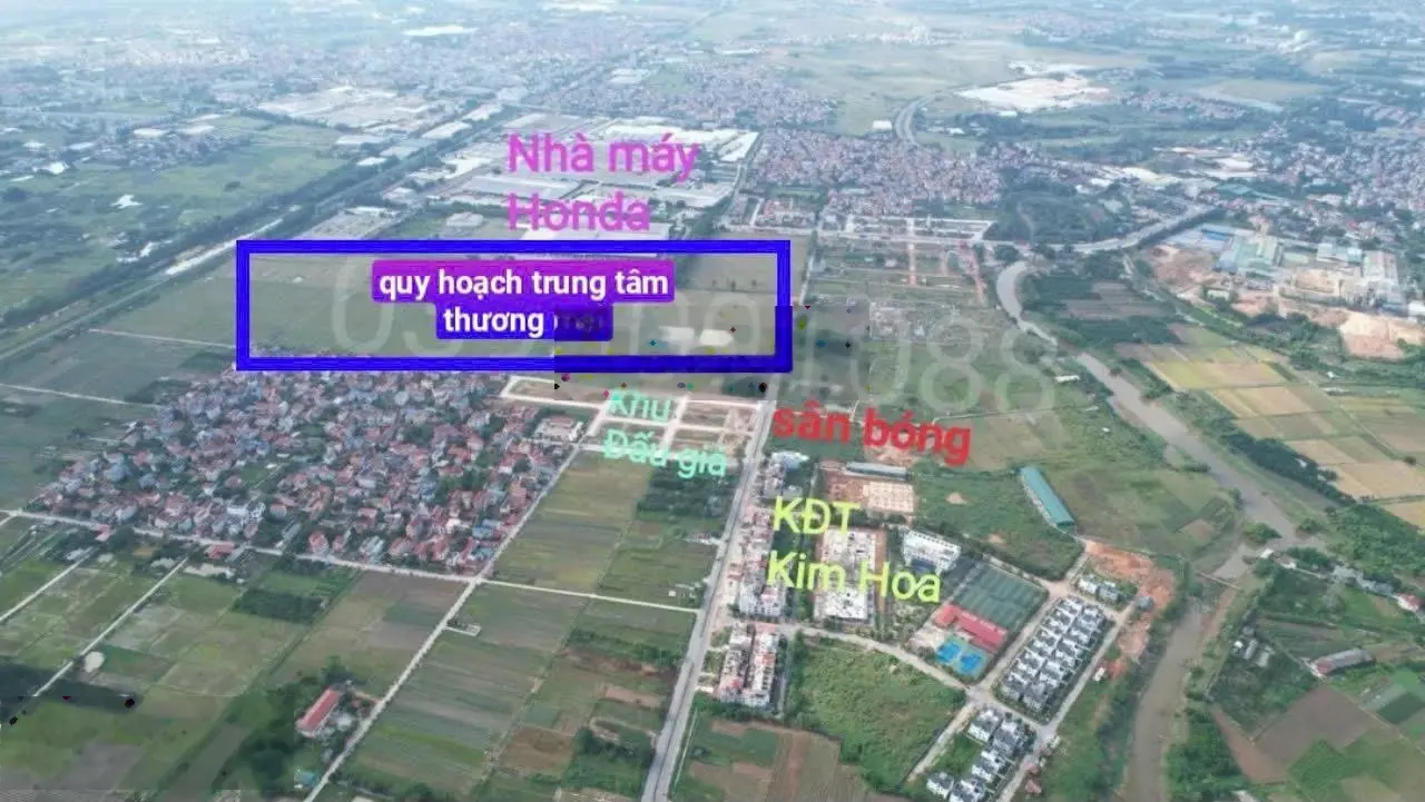 Chính chủ cần bán lô đất đấu giá mặt đường Ngô Miễn, thôn Bạch Đa, xã Kim Hoa, LK-1A-06, giá tốt