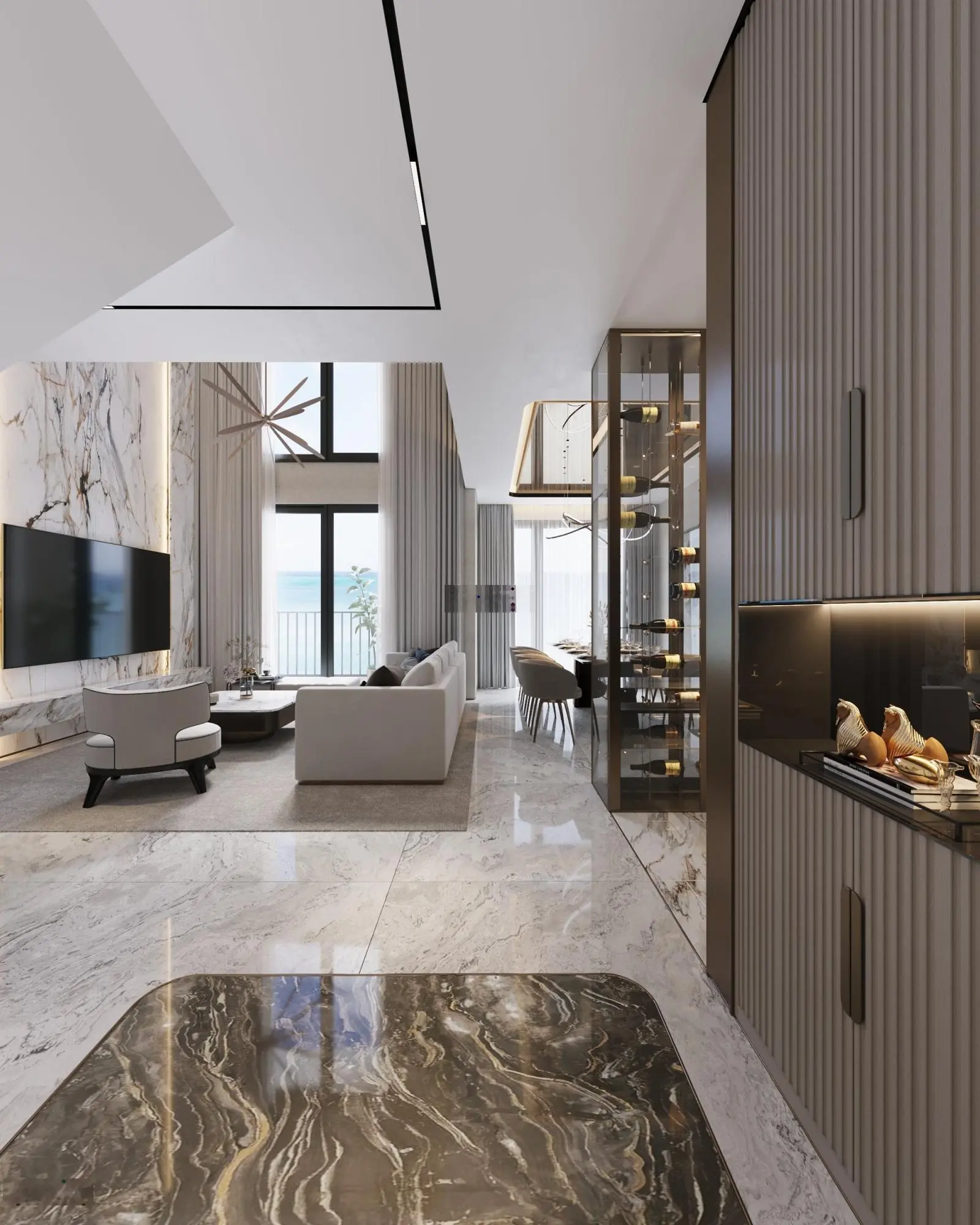Tổng hợp các căn hộ cao cấp tầng cao view biển Mỹ khê - The Sang Residence - sổ đỏ lâu dài