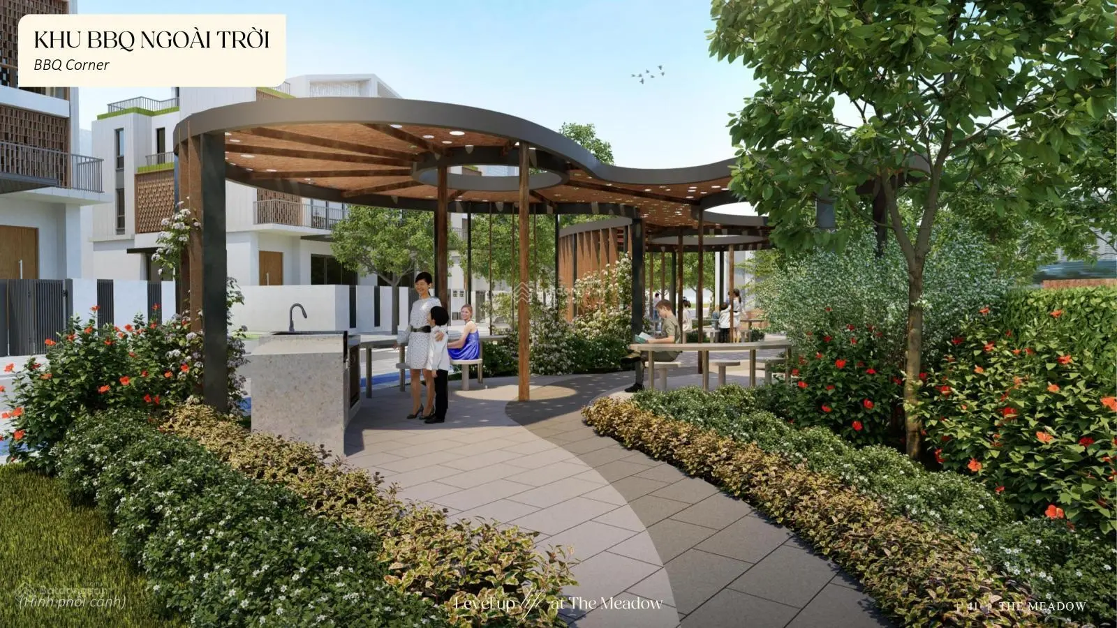 Khan hiếm với 212 căn nhà phố The Meadow, chiết khấu 500 triệu, có trường mầm non, hồ bơi, bảo vệ