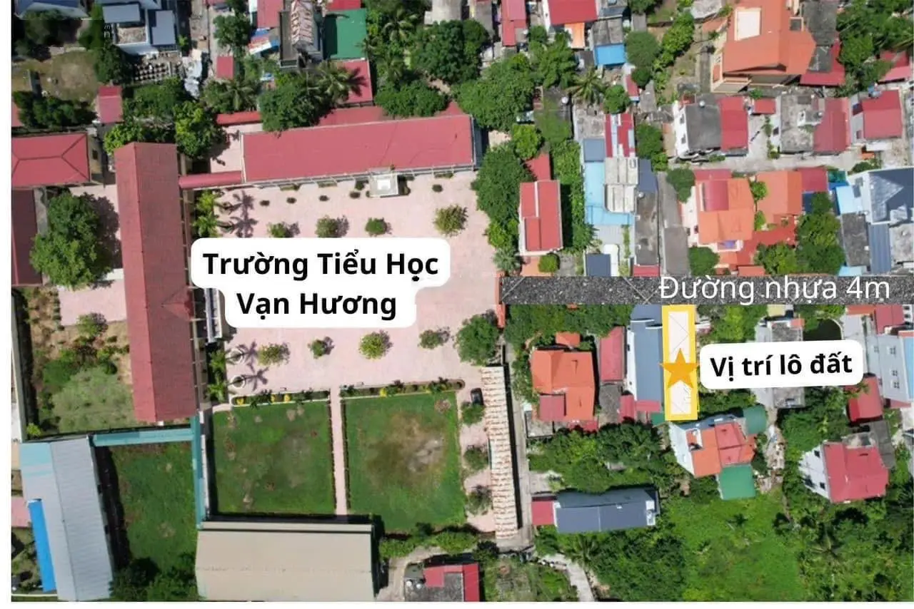 Cần chuyển nhượng lô đất mặt đường nhựa - ngay trường tiểu học Vạn Hương - Đồ Sơn