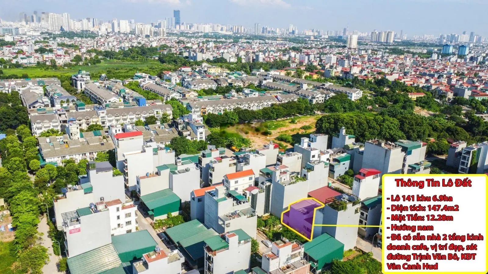 Chính chủ bán nhà 2 tầng mặt tiền rộng kinh doanh luôn giáp khu đô thị Vân Canh Hoài Đức Hà Nội