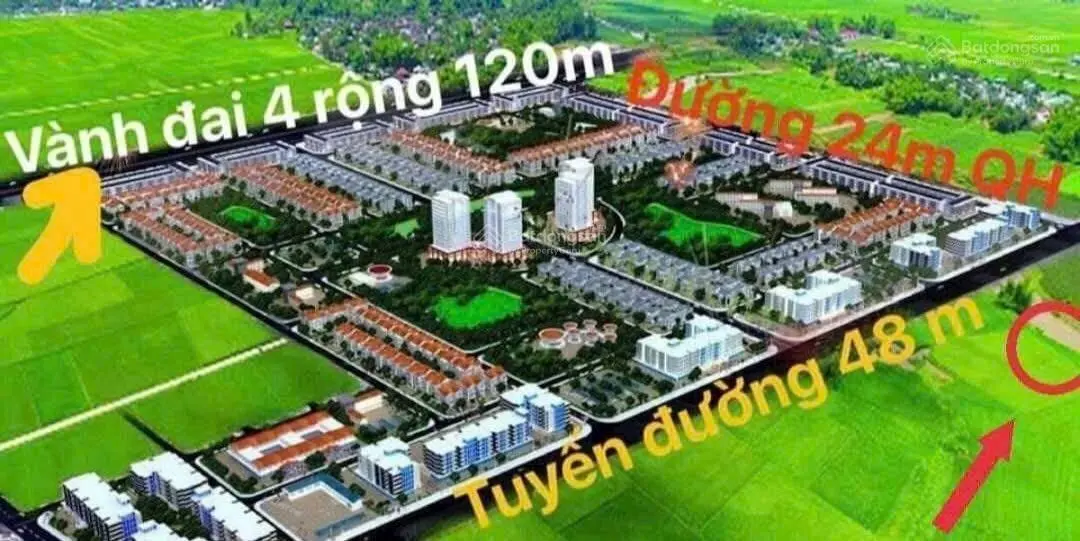 duy nhất căn biệt thự BT6 giá đầu tư diện tích 300m xây 3.5 tầng tại Hud Mê Linh.