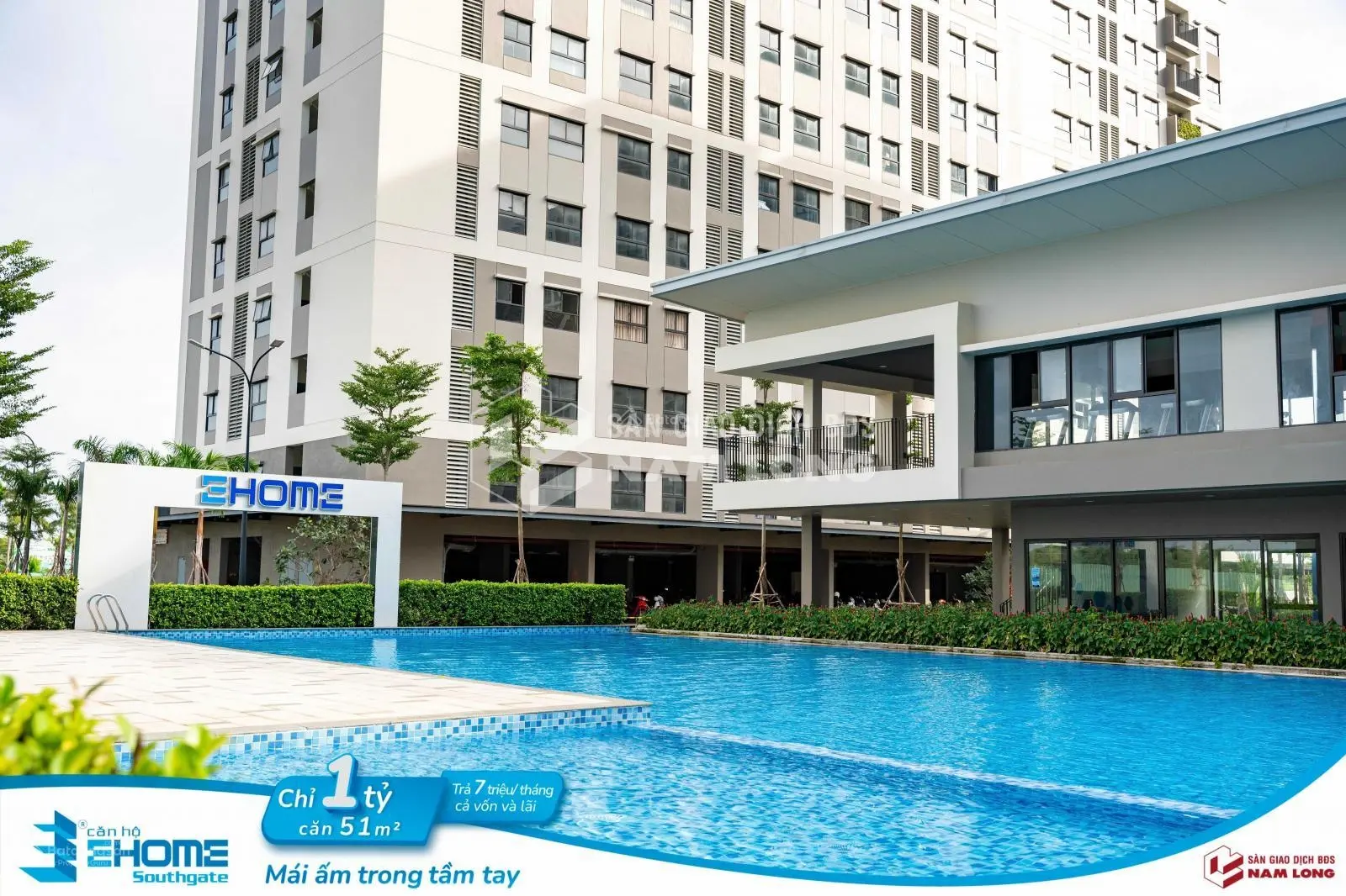 Chuyển nhượng căn góc 64m2 Ehome Southgate - Waterpoint. Đa dạng tầng. Nhận nhà ở ngay. Hỗ trợ vay