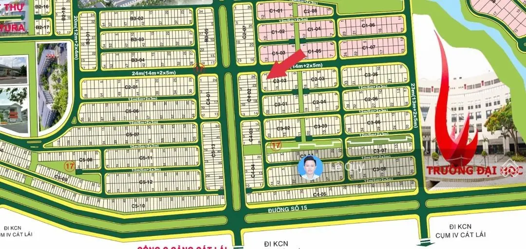 Tổng hợp đất nền Cát Lái mới nhất, đa dạng diện tích, vị trí, giá chỉ từ 45 triệu/m2