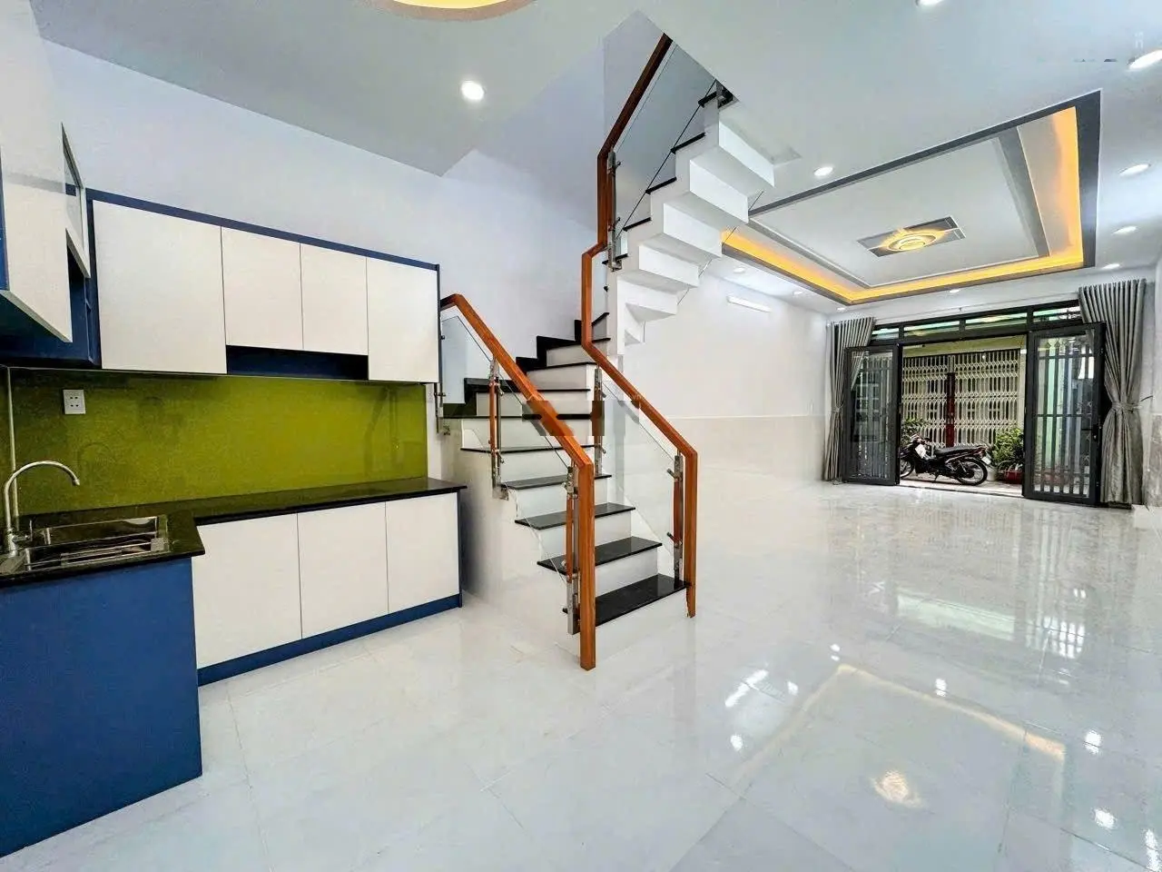 Nhà mới 2 mặt tiền hẻm Trương Phước Phan kế bên Lê Văn Quới 4x12m trệt 1 lầu giá 3,97 tỷ bớt lộc
