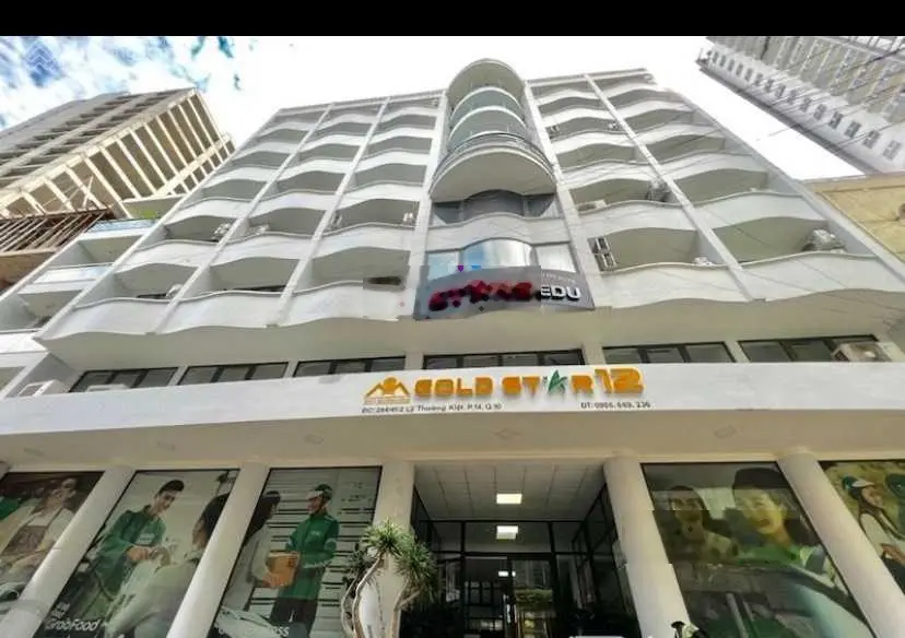 Bán tòa nhà văn phòng Gold Star Lý Thường Kiệt. hầm 9 lầu trung tâm Quận 10