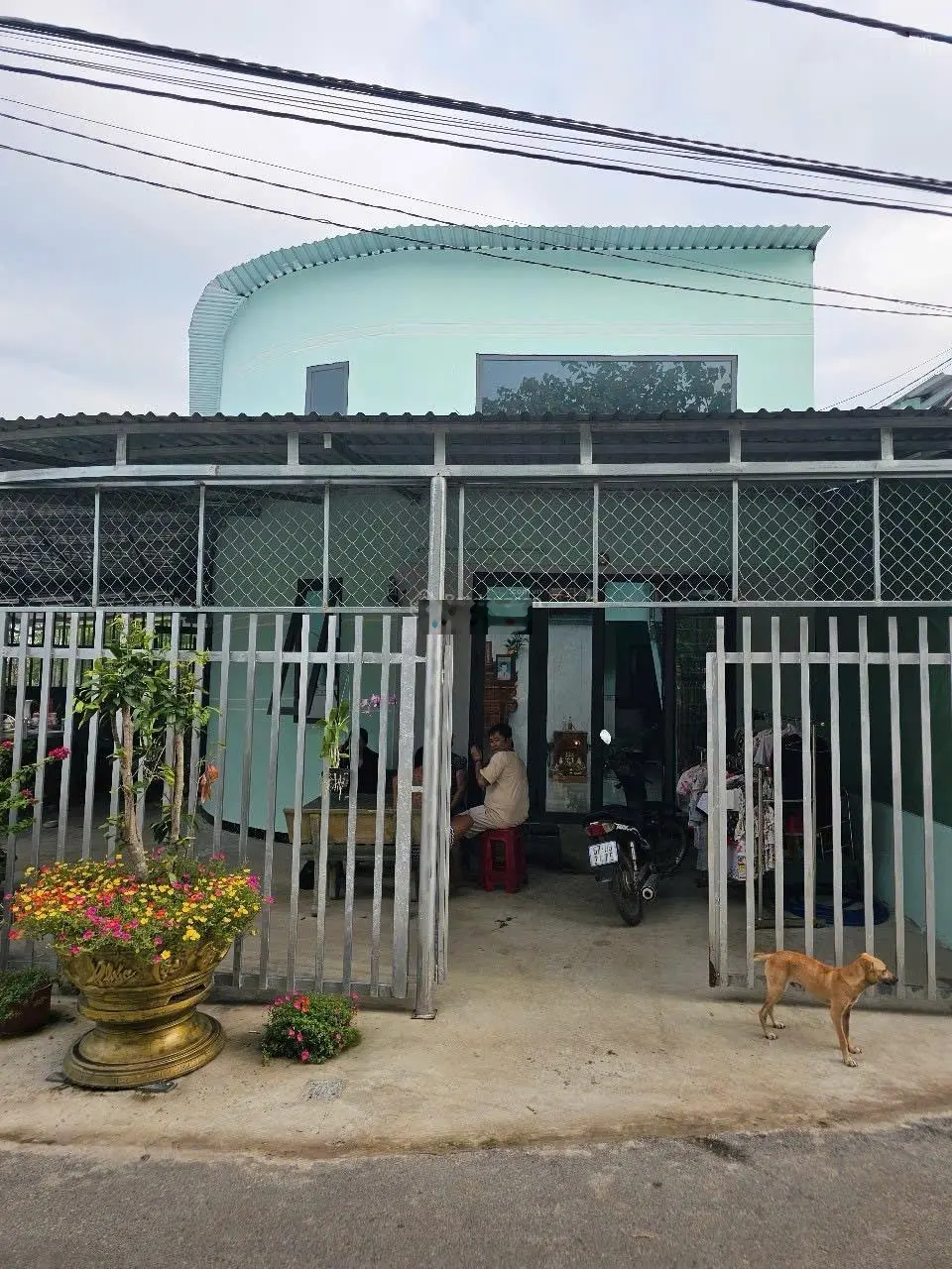 Bán nhà 1 trệt 1 lửng lô góc An Tây, nhánh HL609. Diện tích 123m2, thổ cư 62m2. Giá 1ty500
