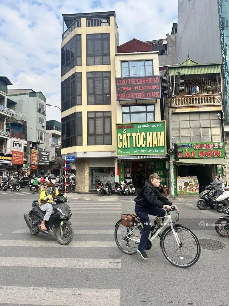 Giá hơn 10 tỷ bán nhà mặt phố kim ngưu. hai bà trưng. dòng tiền hơn 25 triệu/t. 4 tầng. mt 3,6m.