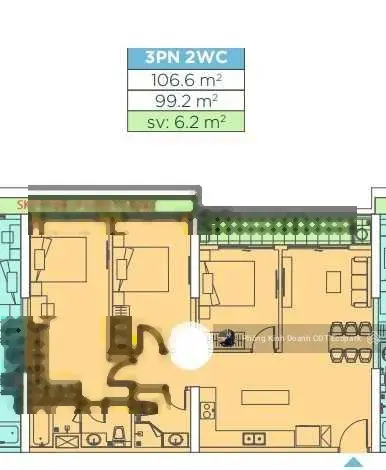 Căn 3 PN Sky Forest - Nối tiếp khoản vay MB - Tầng đẹp - View BTĐ Hồ Thiên Nga - LH 0918 114 ***