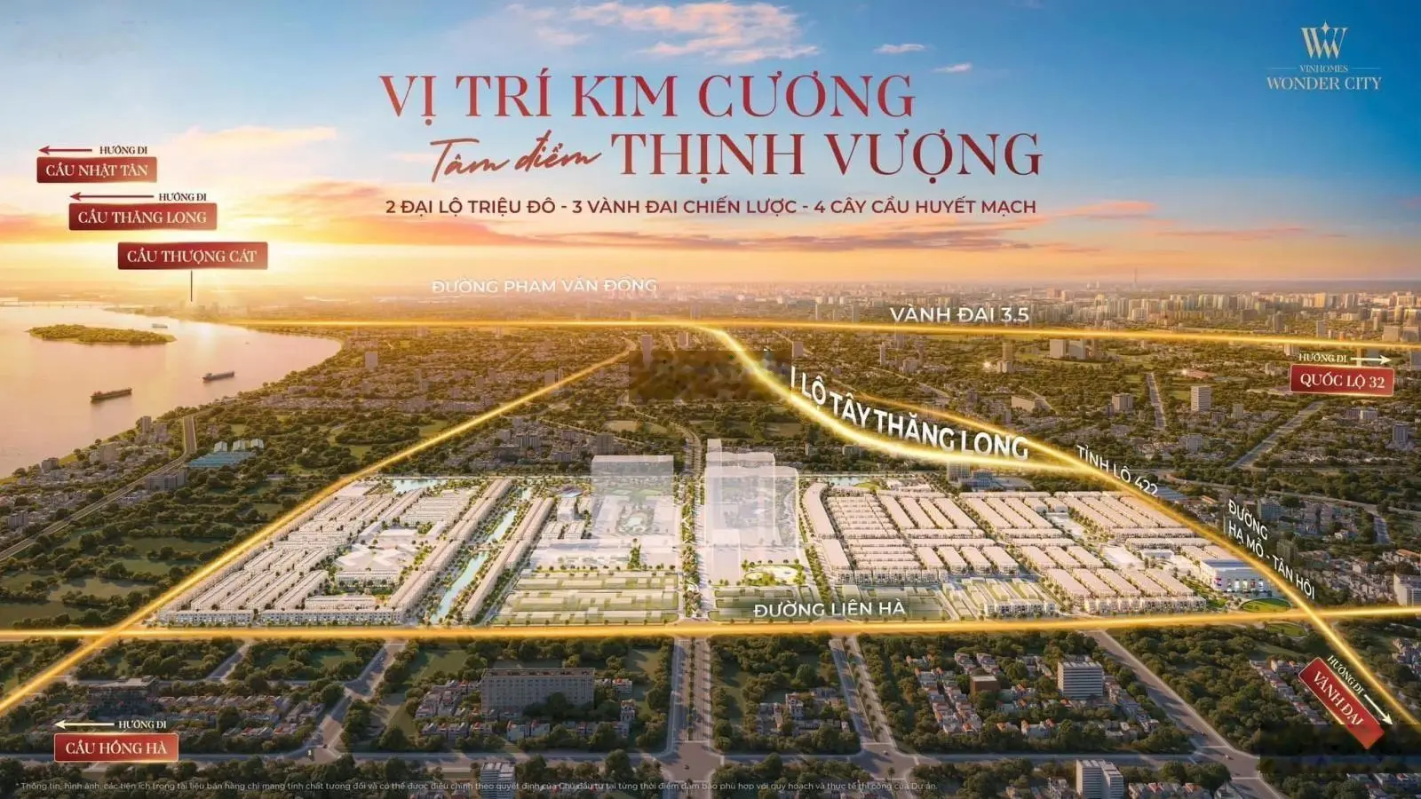 Quỹ căn hot, giá ngoại giao tốt nhất, uy tín tại đại đô thị vinhomes wonder city( vin đan phượng)
