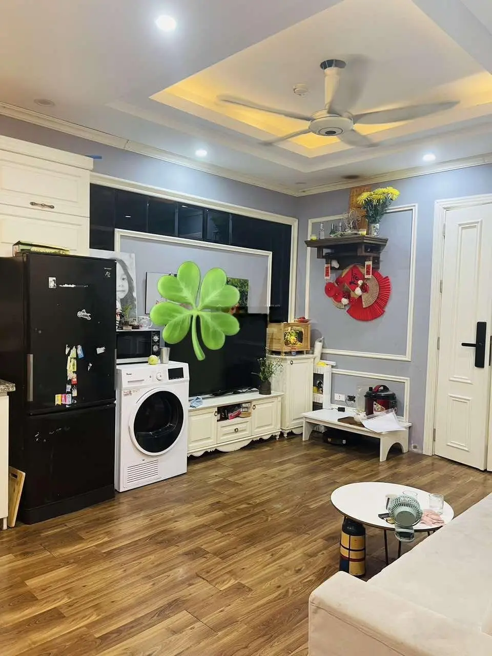 Tôi chính chủ gửi bán căn hộ 2PN 1WC 46m2 nhà đầy đủ nội thất tại HH1, nhà gia đình mua ở từ đầu