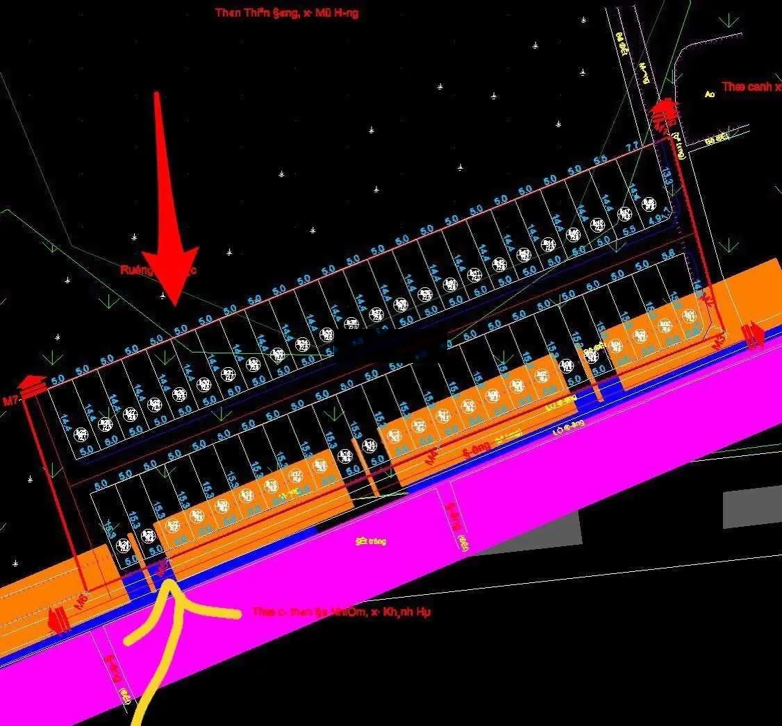 Cần bán 75m2 đất đấu giá Thiên đông, Mỹ Hưng. Giá 55tr/m2 ô tô vào đất