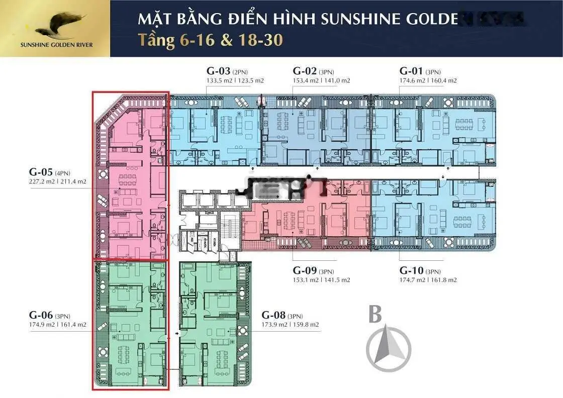Tổng hợp quỹ căn hộ bán Sunshine Golden River Ciputra Phú Thượng Tây Hồ giá tốt nhất tháng 8/2024