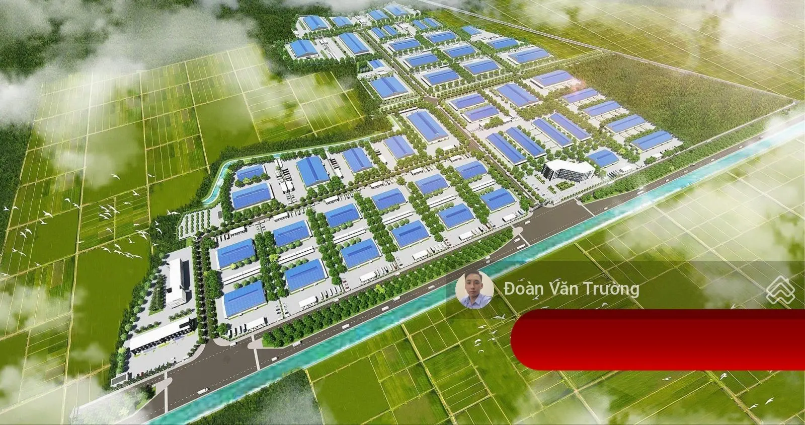 Bán đất XD Nhà Máy Tại Cụm CN Quán Đỏ ,Phù Cừ Hưng Yên.Diện tích 3000m-5000m-1ha.Gía từ 2,5tr/m2