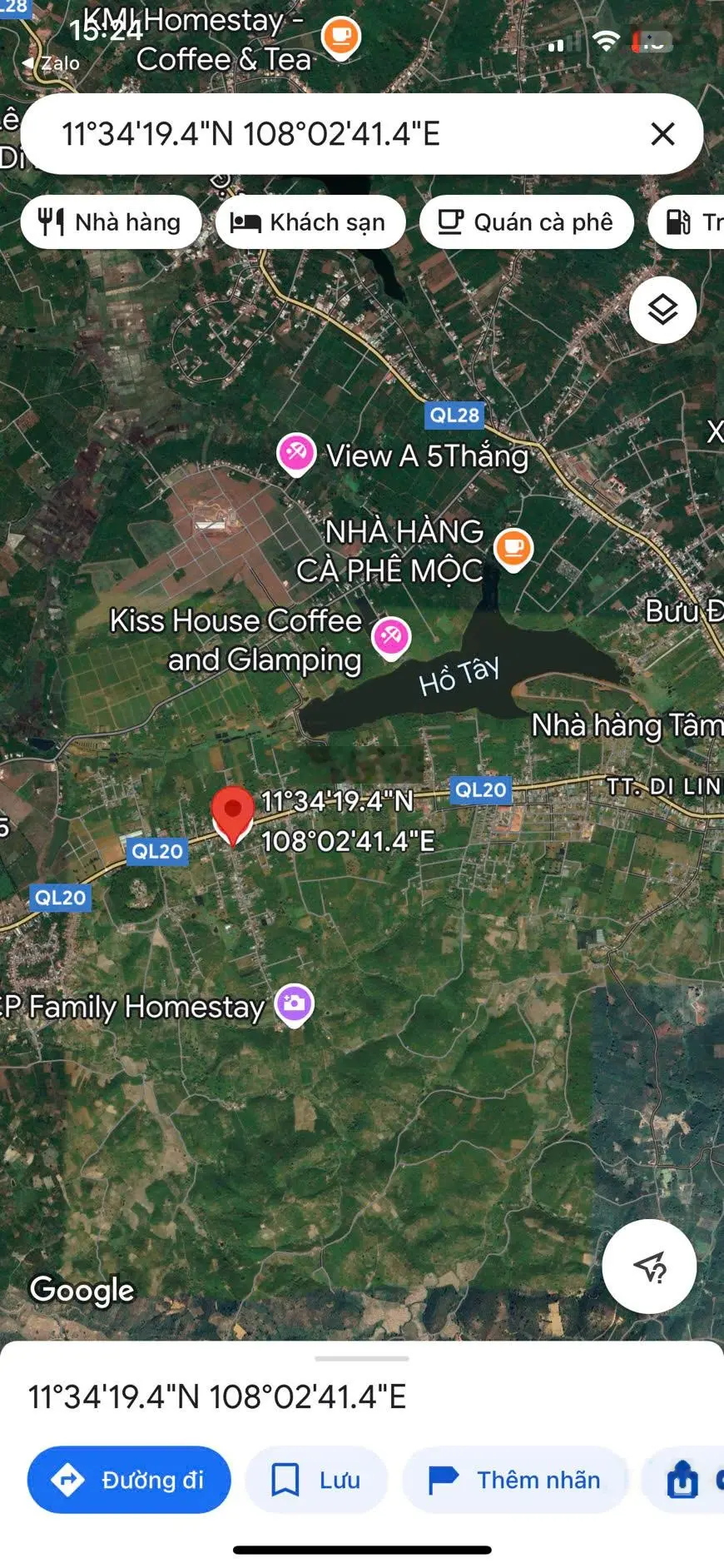 Chính chủ cần bán gấp lô đất mt đường nguyễn văn cừ, thị trấn di linh, lâm đồng