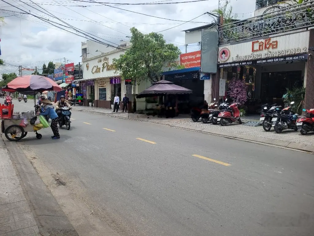 Mặt tiền nguyễn văn quá 266m2(7x38), 4tầng, cho thuê 50tr. ngộp quá giá rẻ, chốt bất chấp