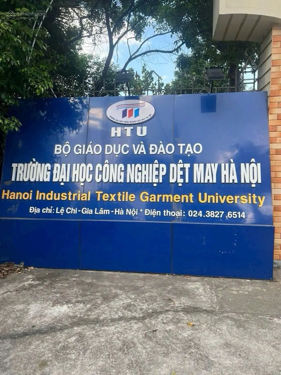 Bán đất kinh dianh ôtô tránh đường thông dt 70m mt hậu =4.5 m gần đại học dệt may khu công nghiệp