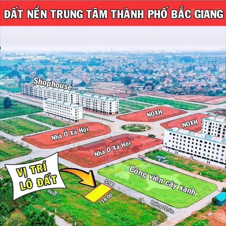 Sở hữu ngay lô đất tại KĐT Lam Sơn Nexus City, Mỹ Độ, TP Bắc Giang chỉ từ 800 triệu