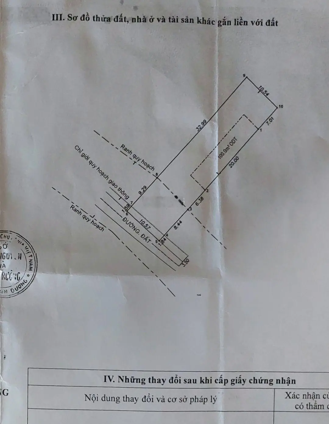 Bán lô đất 461m2 trung tâm TP Dĩ An. Giá chỉ 18tr/m2