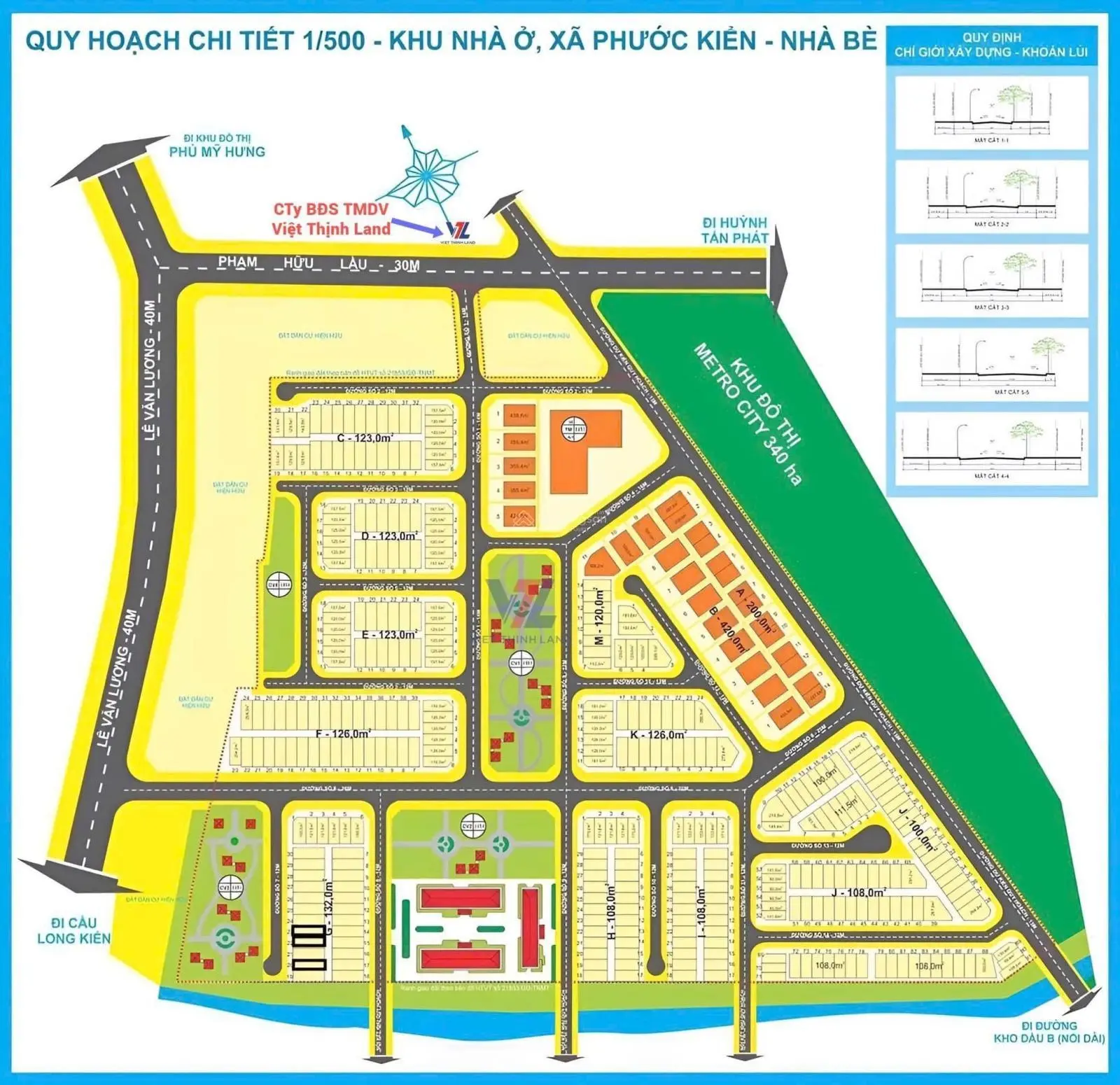 Chỉ với 37tr/m2 sở hữu ngay nền nhà phố dự án Thanh Nhựt, Phước Kiển, Nhà Bè