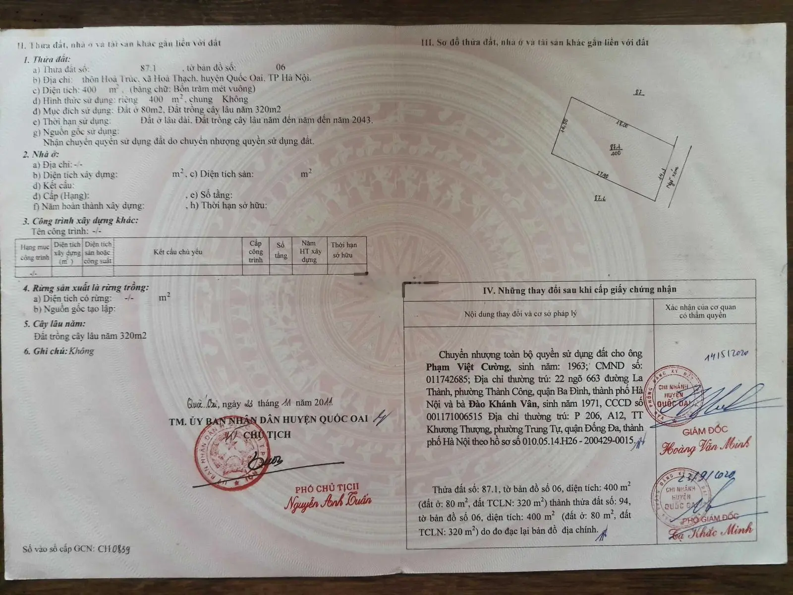 Đất đẹp làn 2 đường DH09 Hòa Trúc, Hòa Thạch, Quốc Oai, Hà Nội