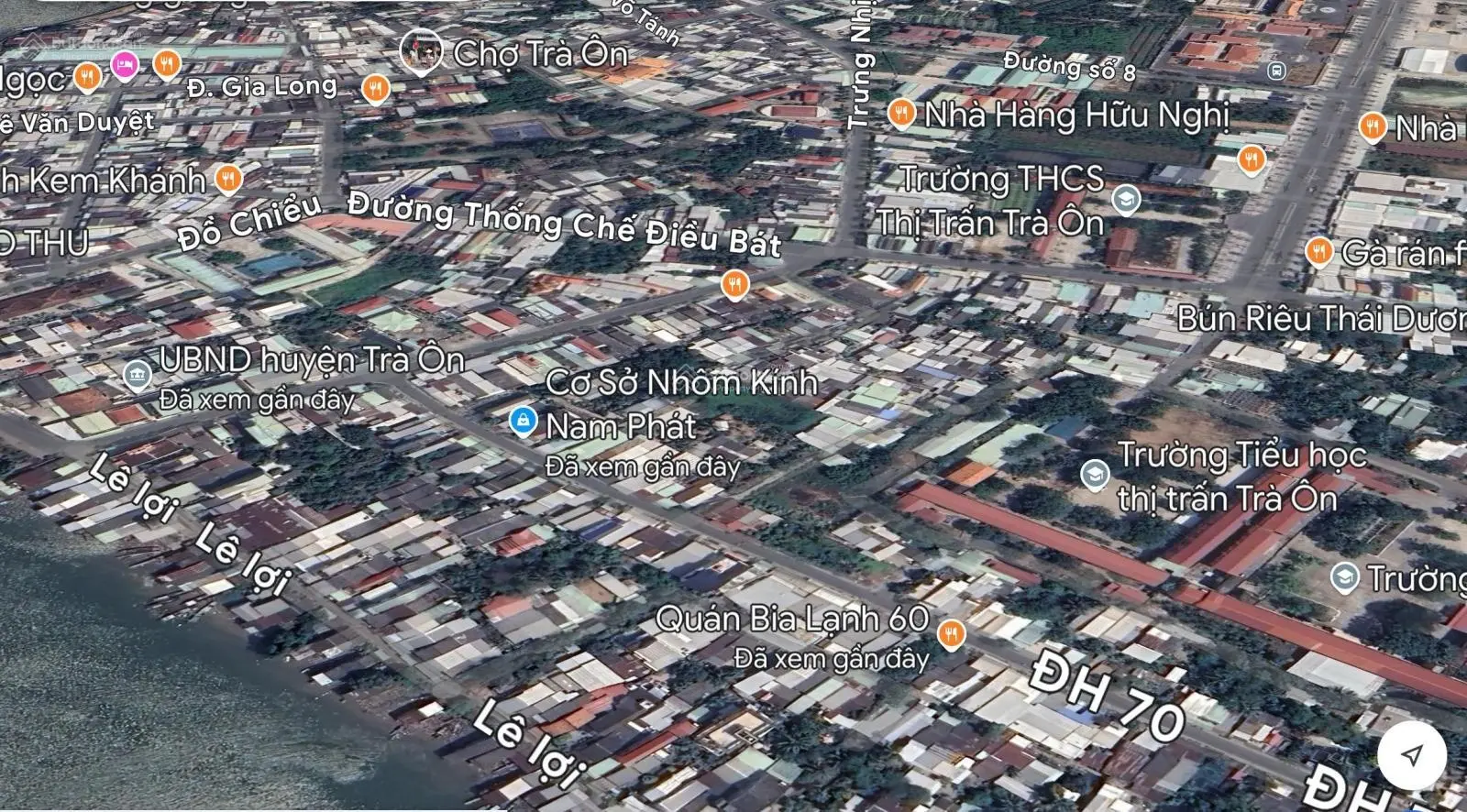 Bán đất 8x20m MT Đường ĐH 70 - Cách UBND Huyện Trà Ôn 250m