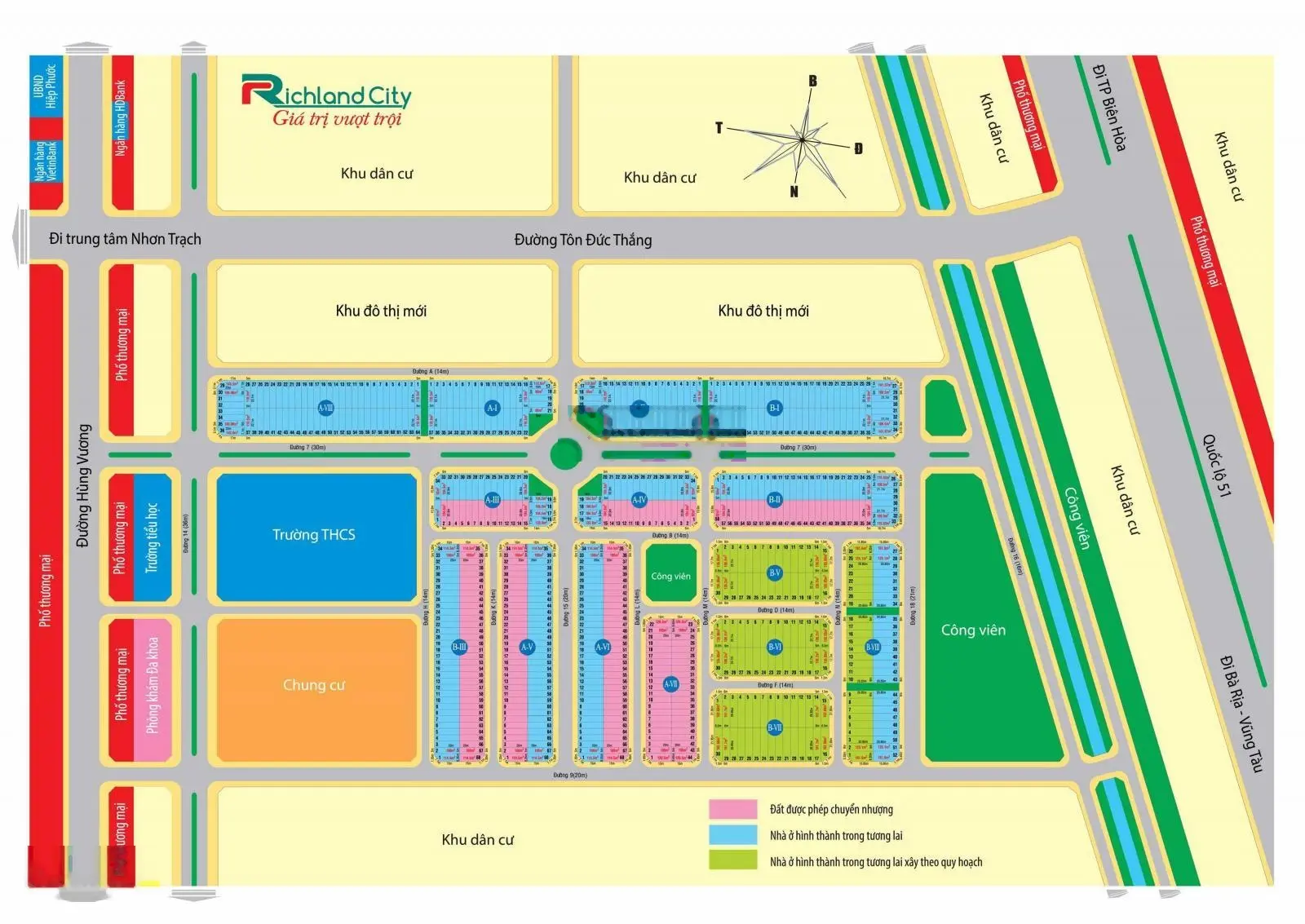 Chuyên bán đất nền dự án Richland City 1 số nền đang bán vị trí đẹp giá tốt nhất -Trương 0933 791 ***