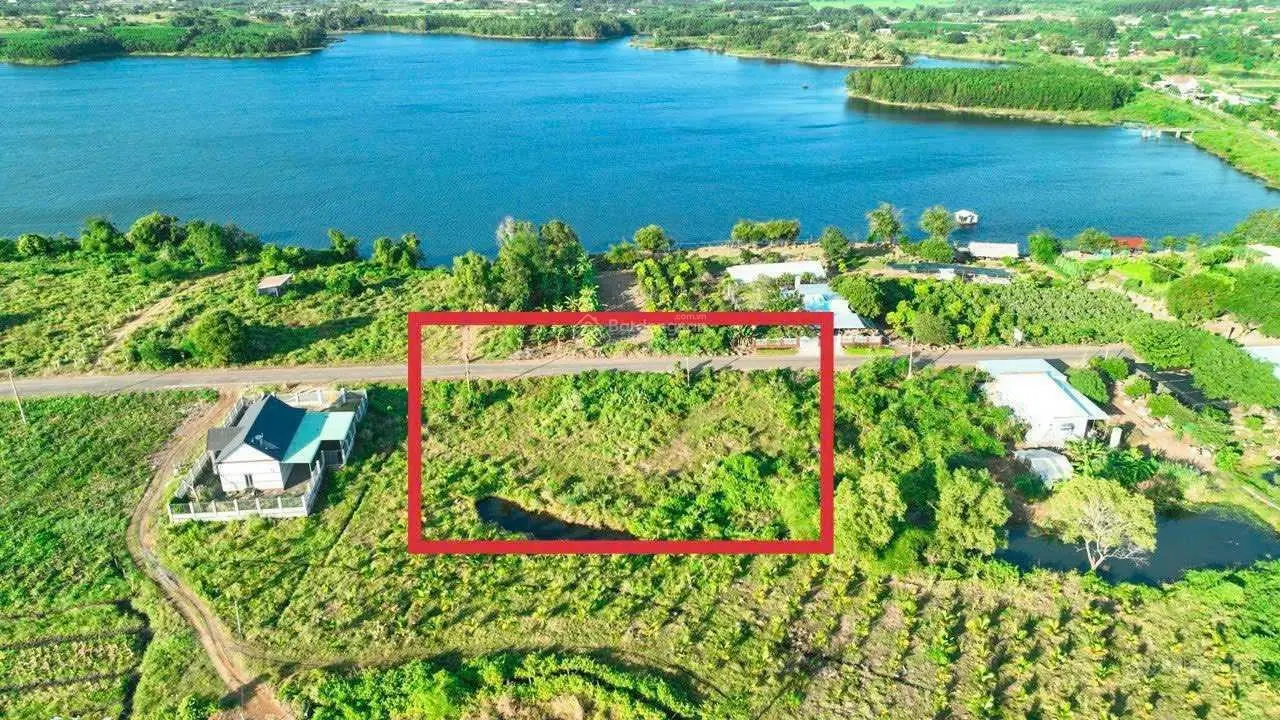 View hồ đối diện Hồ Lồ Ô - Long Tân - Đất Đỏ - BRVT giá chỉ 1tỷ550/ 350m2 (10x35m) 100m2 thổ cư