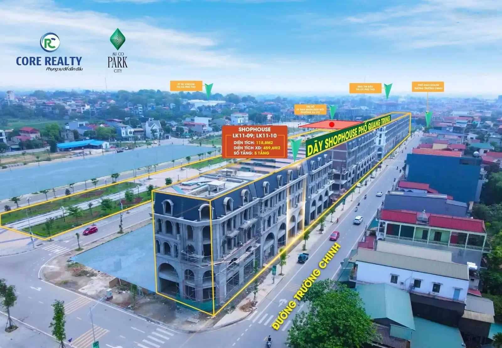 chính chủ bán lô biệt thự rẻ đẹp nhất khu đô thị Âu Cơ Park CiTy, chỉ 16tr/m