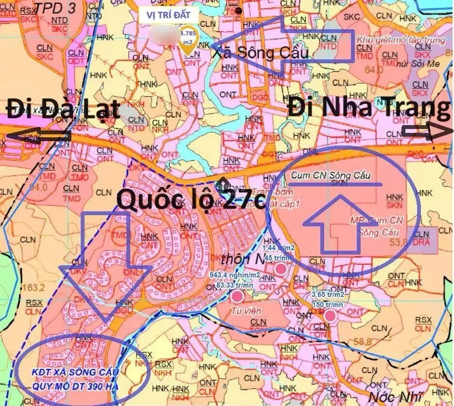 Cơ Hội Đầu Tư Bán Thửa Đất Vị Trí Đẹp Lung Linh, full đất ở tại Sông Cầu, Khánh Vĩnh, Khánh Hòa.