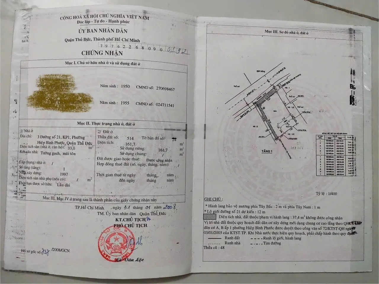 Bán Nhà Riêng tại Đường 21, 12 tỷ, 162m2, Phường Hiệp Bình Phước, Thủ Đức, HCM. Chính chủ