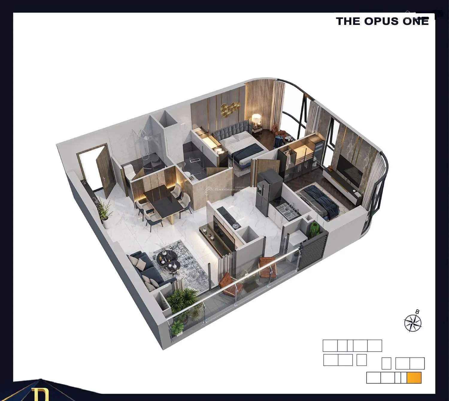 Chính thức nhận booking căn hộ siêu cao cấp Opus One vị trí đẹp - Vinhomes Grand Park LH 0969 644 ***