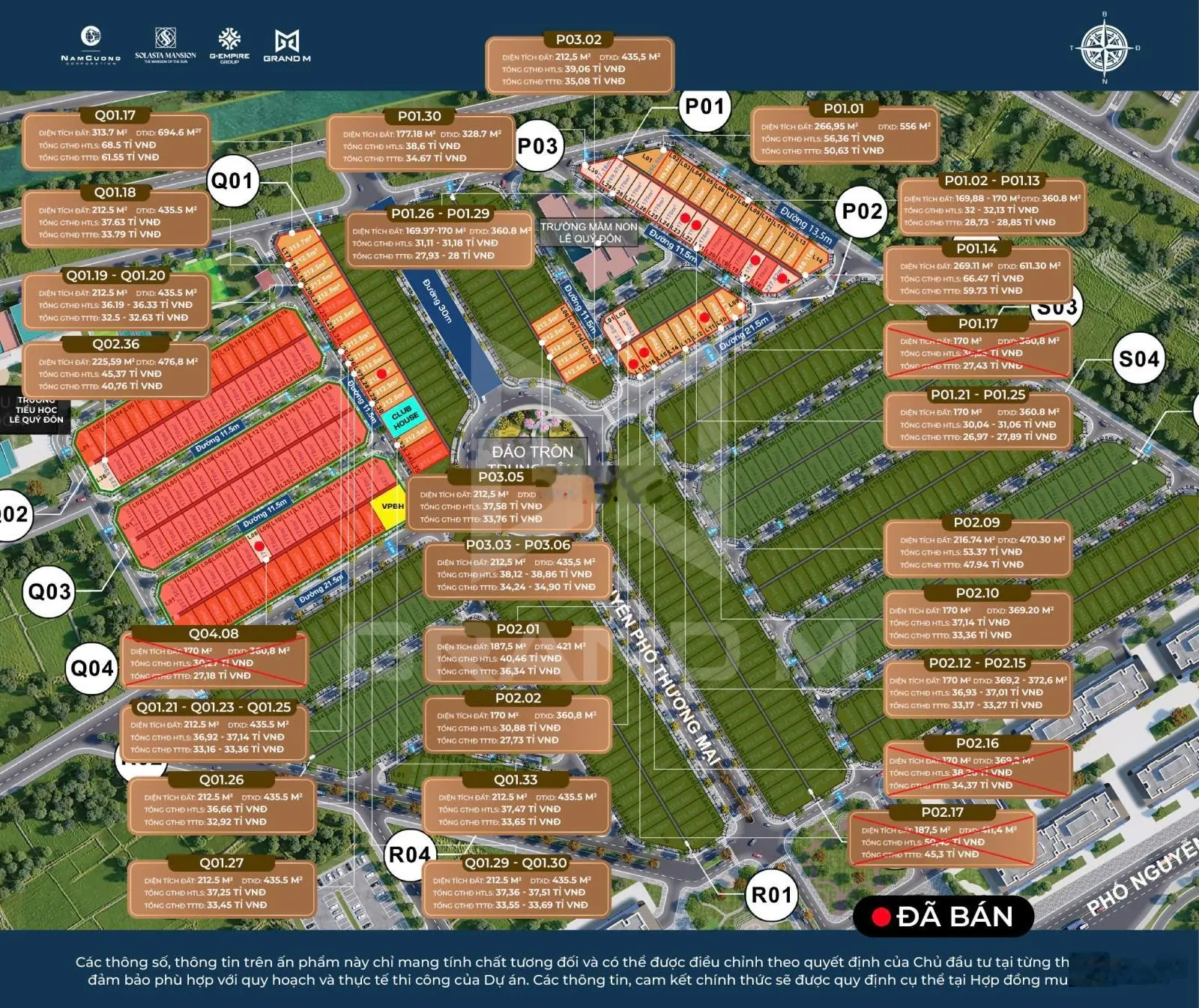 Biệt thự Nam Cường - cam kết: Giá & chính sách ưu đãi nhất - chiết khấu cao nhất - quỹ căn đẹp nhất