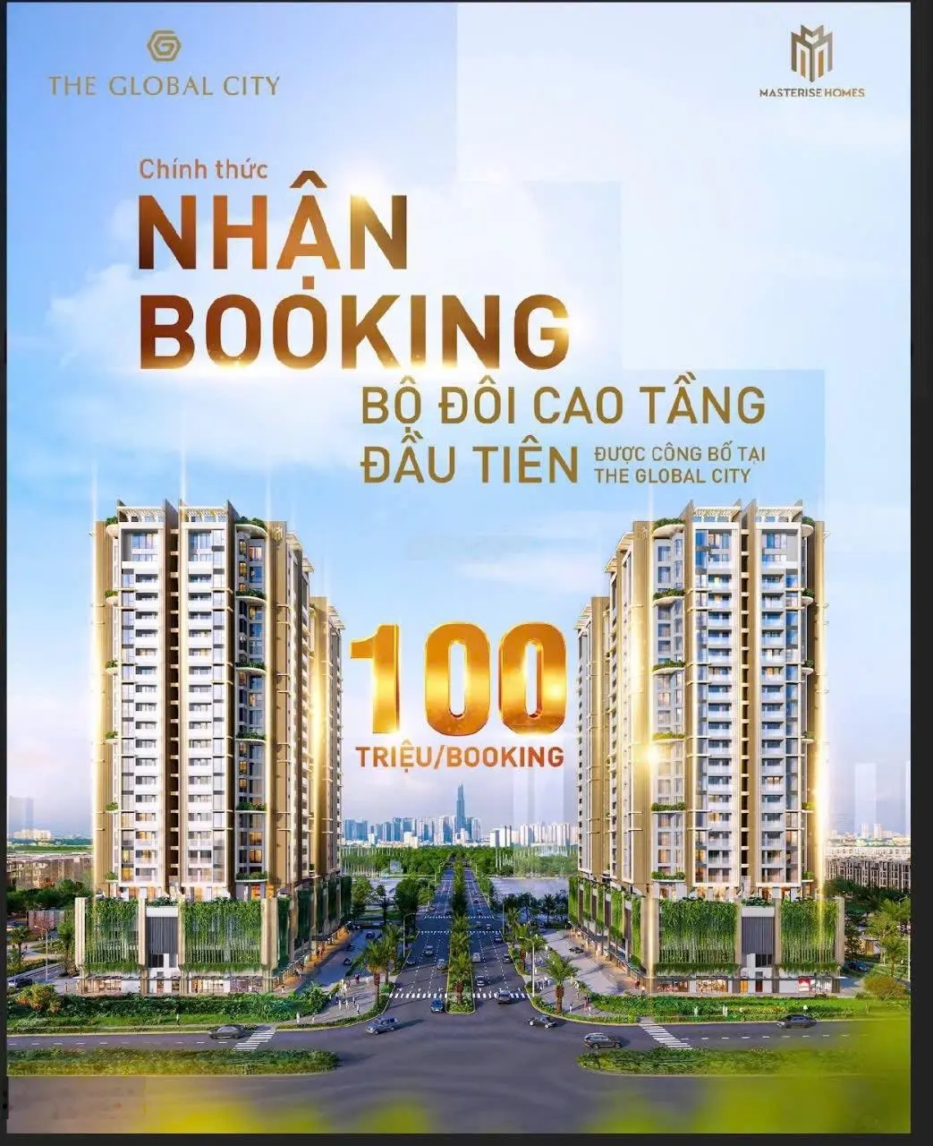 Siêu phẩm cao tầng đầu tiên tạo The Global City, giá sốc 100Tr/m2, chiết khấu 16%. Booking ngay !