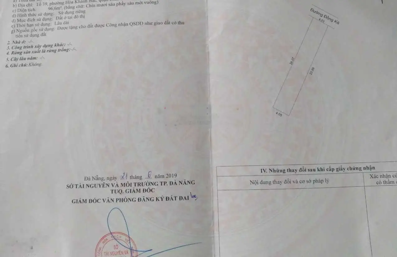 Bán đất tặng nhà cấp 4 MT đường Đồng Kè, Liên Chiểu, Tp Đà Nẵng, giá rẻ khu kinh doanh sầm uất