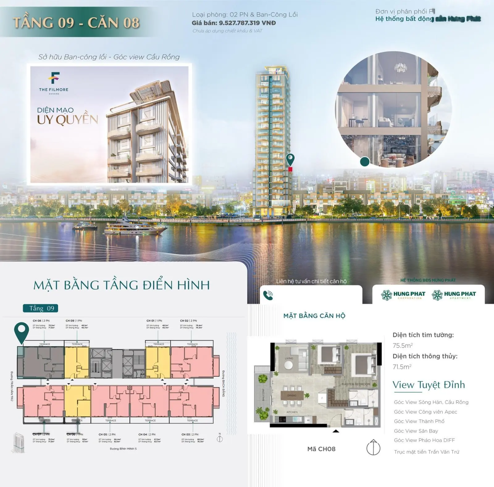 HOT! Căn hộ Filmore MT Bạch Đằng giá chỉ từ 1,7tỷ(30%) full nội thất cao cấp - nhận nhà vào ở ngay