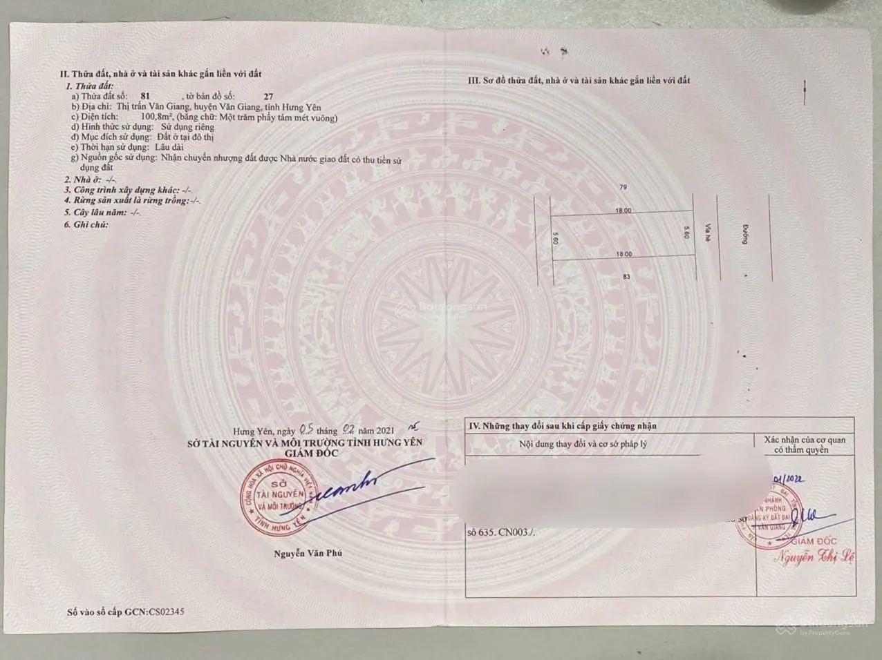 Bán đất đấu giá vòng xuyến Văn Giang