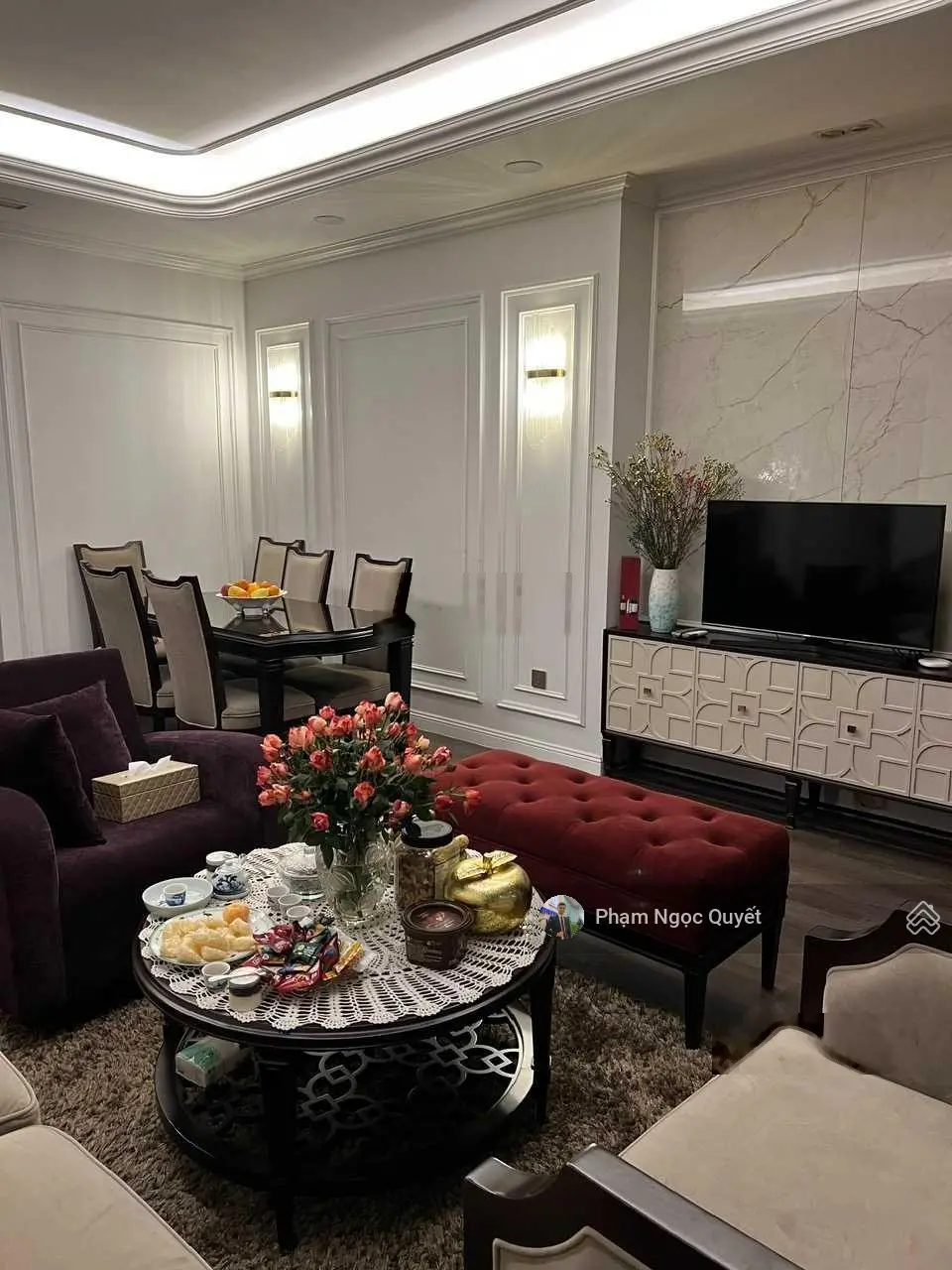 (Giá thật) chính chủ bán căn 141m2 tầng trung + full NT nhập khẩu xịn, 12,5 tỷ, CC Gold Tower
