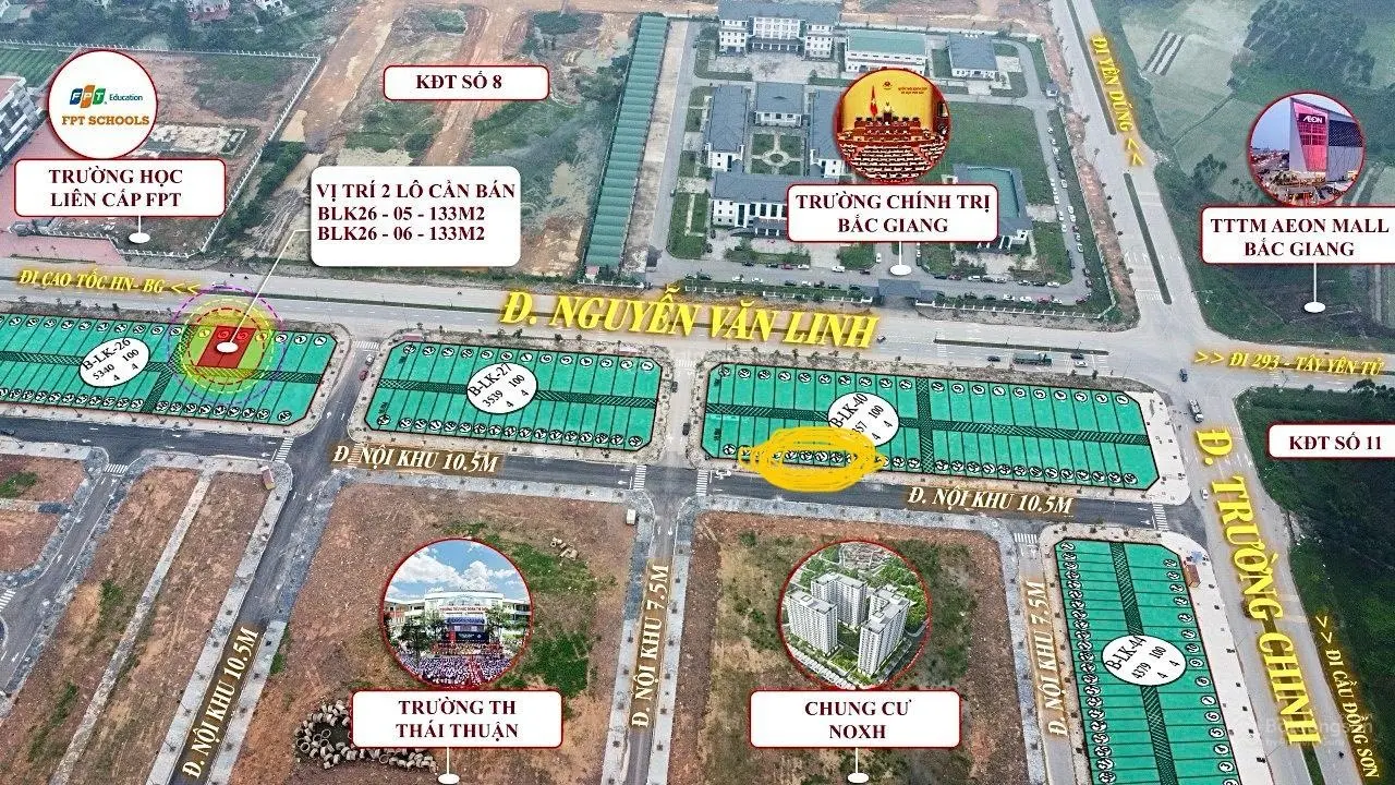 Bán đất nền dự án siêu hời tại New Era Bắc Giang, 93m2