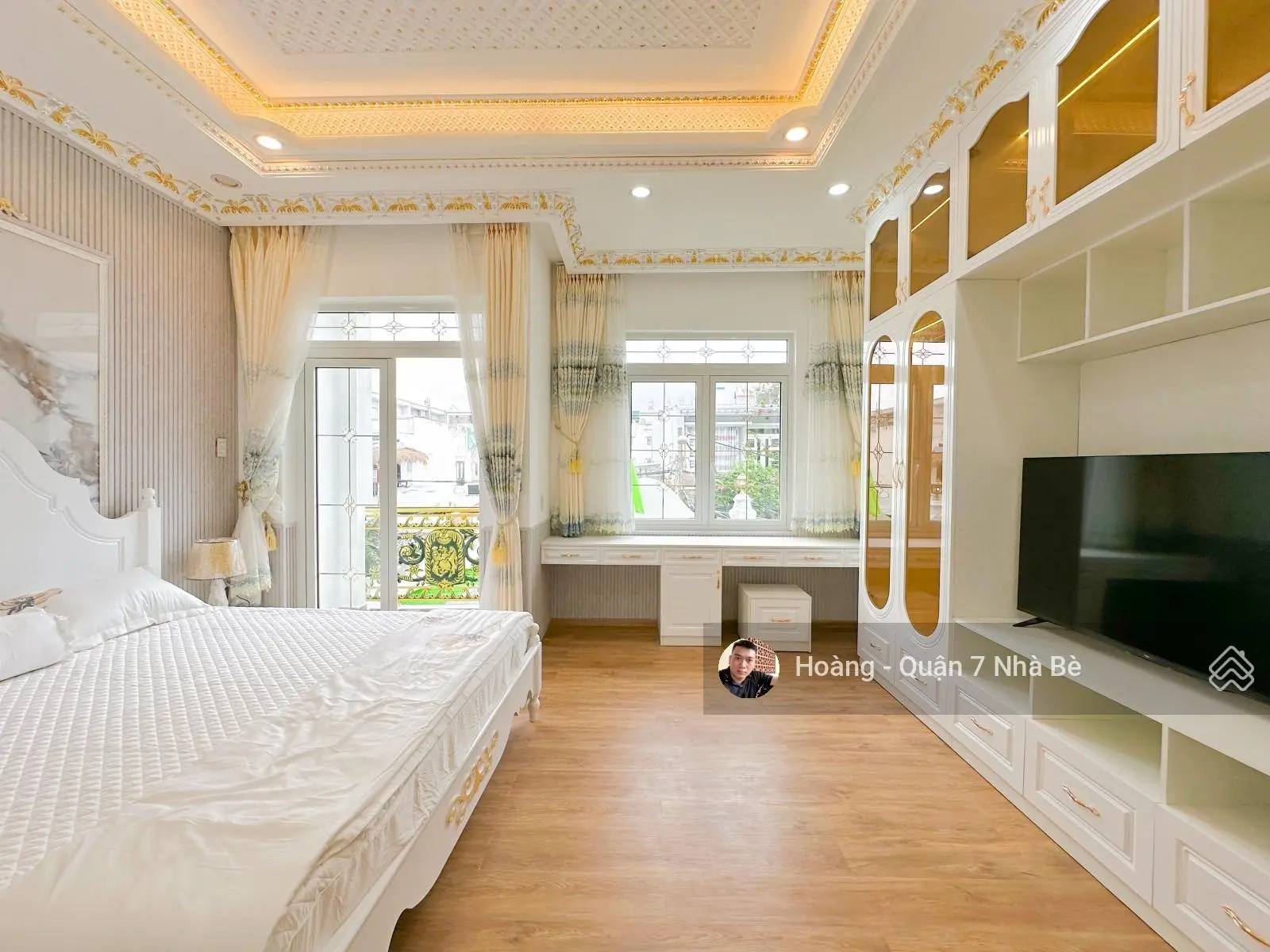 Nhà Tân Cổ Điển Vừa Mới Hoàn Thiện Huỳnh Tấn Phát DT5x19.31m-1Trệt 2Lầu 4PN 5WC - Cách Q7 tầm 2,5Km