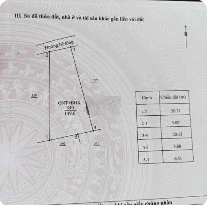 Cần bán đất HK Hành Minh nở hậu 10m cách bùng binh chợ chùa 150m