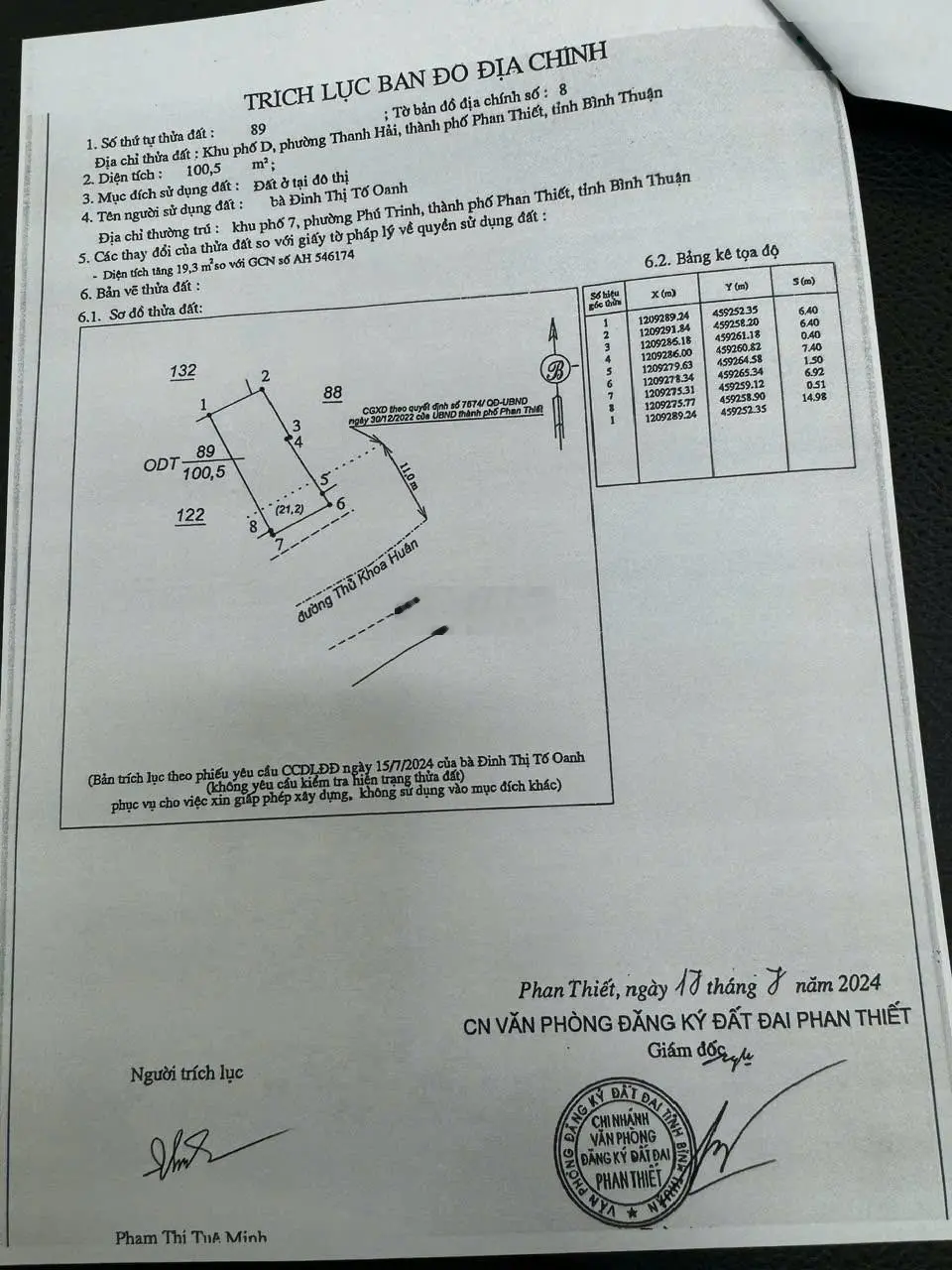 Bán nhà c4 mặt tiền thủ khoa huân, gần cầu hùng vương giá ngộp chỉ 4.5ty