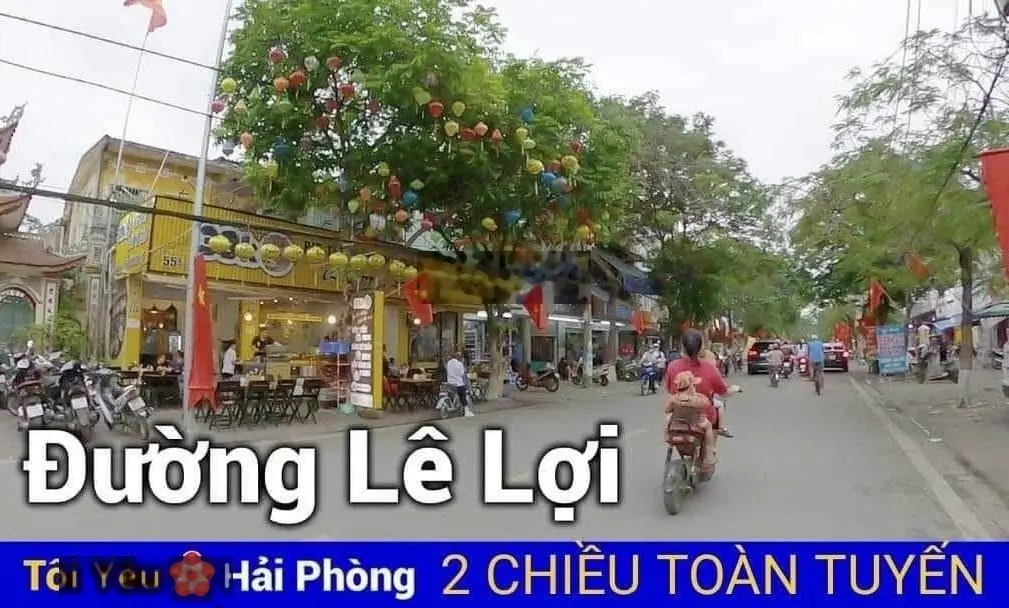 Mặt đường Lê Lợi mặt tiền 12m hai chiều toàn tuyến, tiềm năng tăng giá