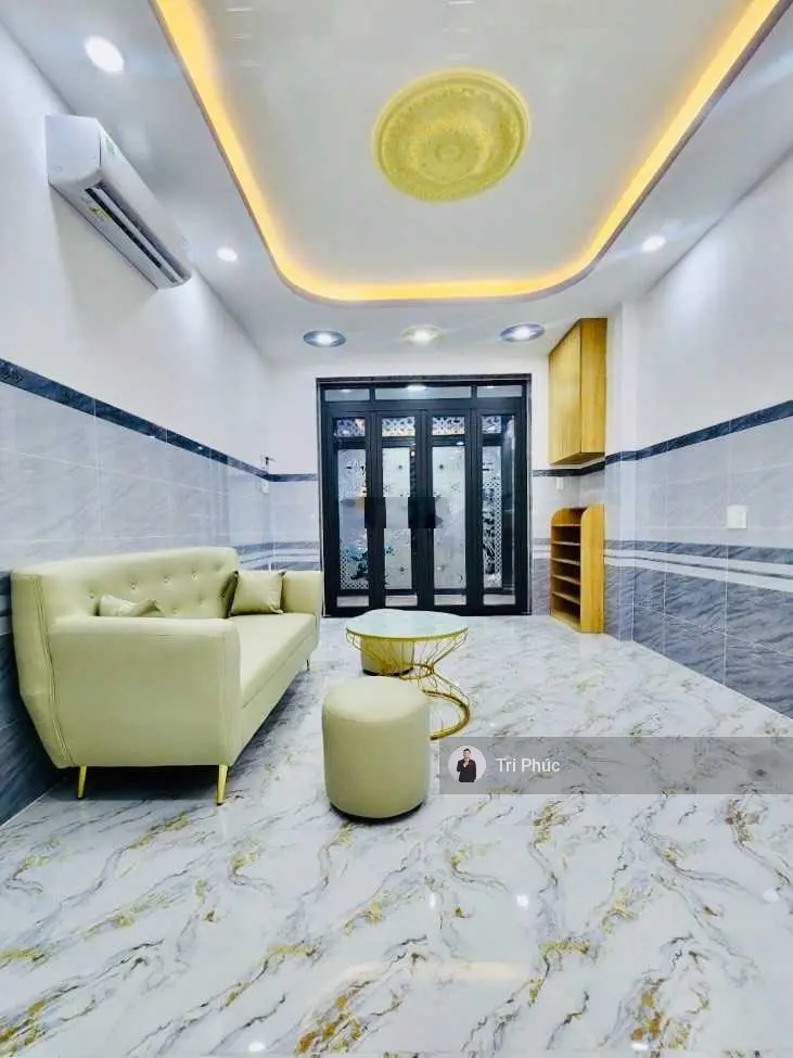 Nhỉnh 5 tỷ, nhà mới 52m2, 3PN, 2 mặt hẻm, gần mặt tiền, ngay công viên Gia Định Phú Nhuận