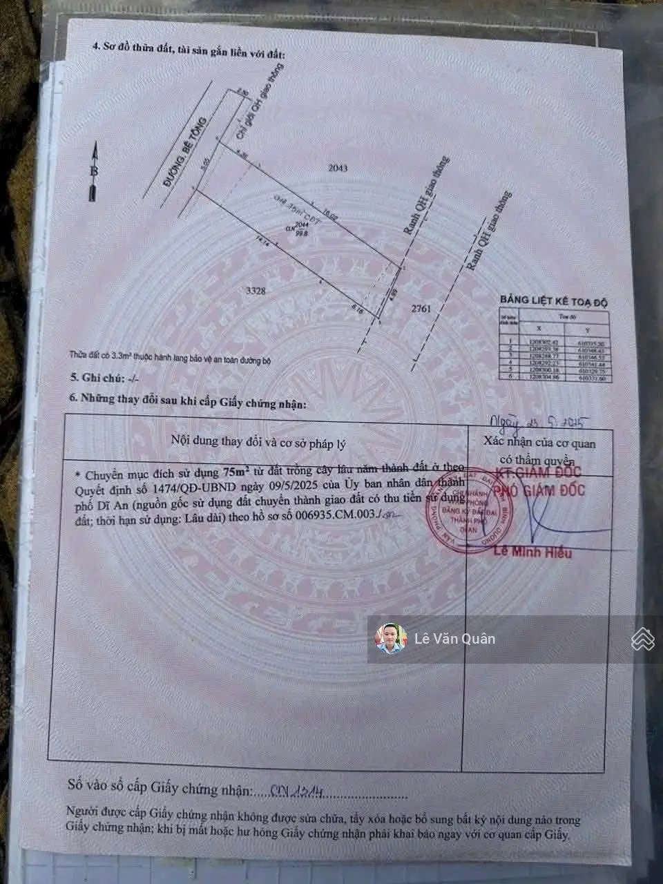 Bán rẻ nhà tân đông hiệp dĩ an gần lê hồng phong