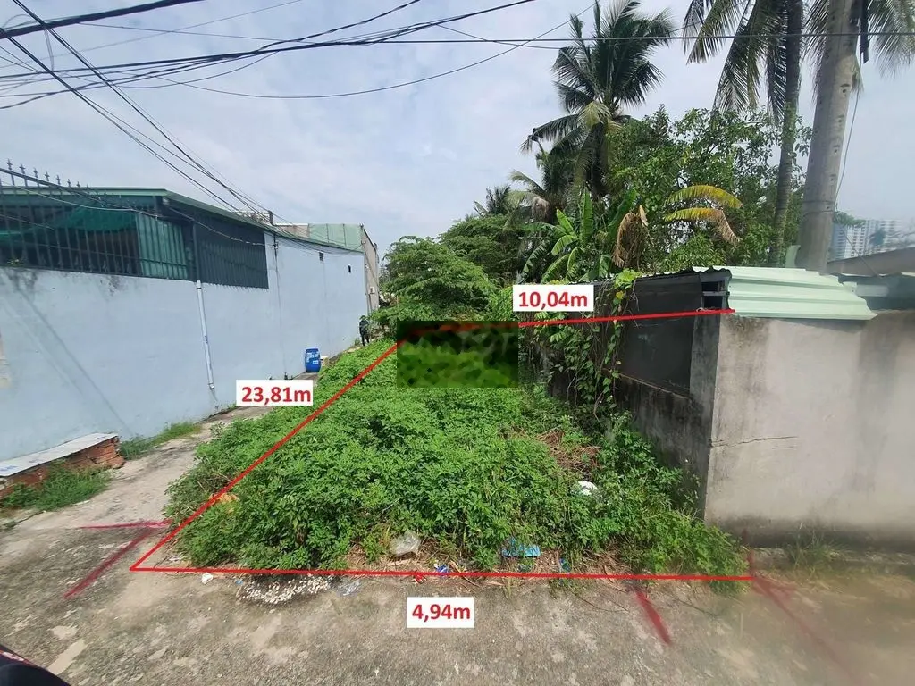 Ngân hàng thanh lý 216,7m2 đất thổ tại Phường Thạnh Lộc, giá 3,549 tỷ