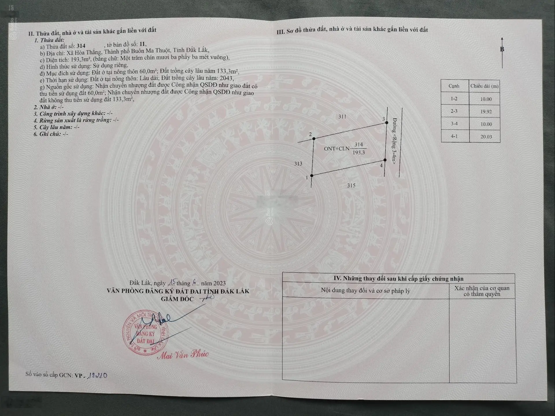 Bán 7 lô khu đất TT Buôn Mê, sát sân bay, giá chỉ từ 1.1tỷ